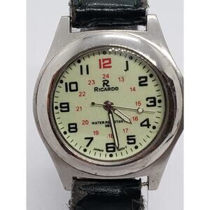 Ricardo Men's watch. Water resistant. Adjustable band. Working watch